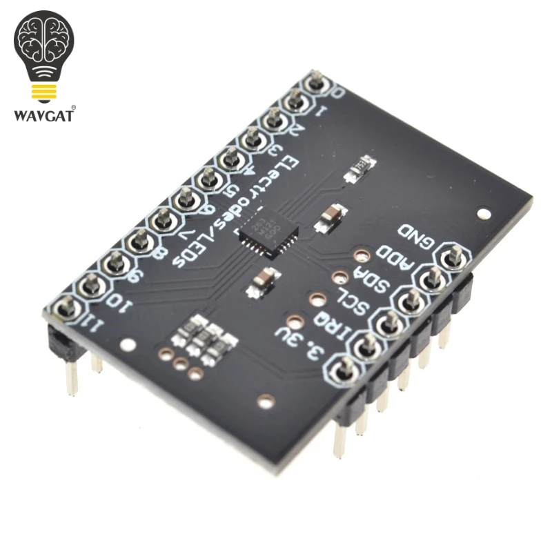 WAVGAT MPR121 Breakout V12 емкостный сенсорный сенсор модуль контроллера I2C клавиатура для