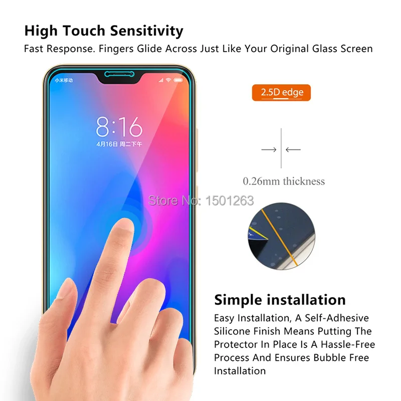 Закаленное Стекло для Xiaomi mi A2 Lite 5 84 &quotЭкран протектор A2Lite чехол закаленное