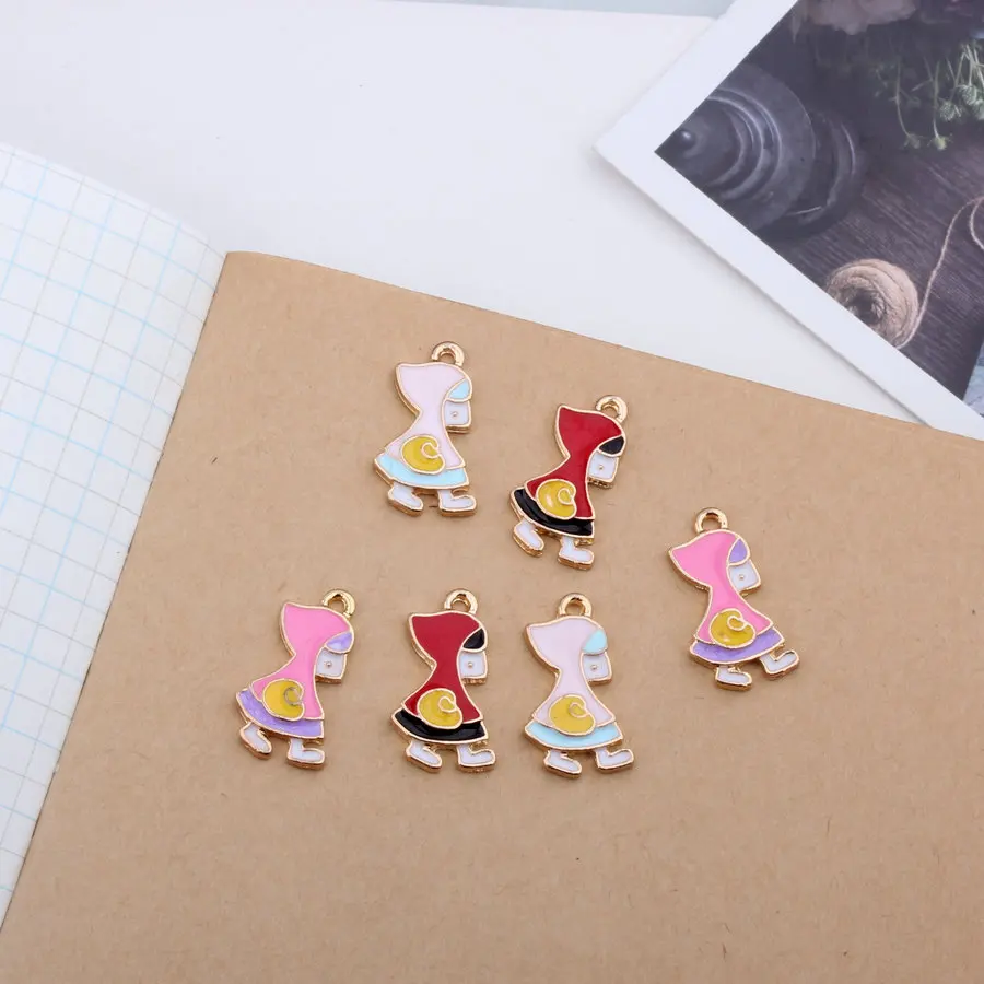 Оптовая продажа 60 шт./лот 10*20 мм кулон из эмалевого сплава с изображением героев