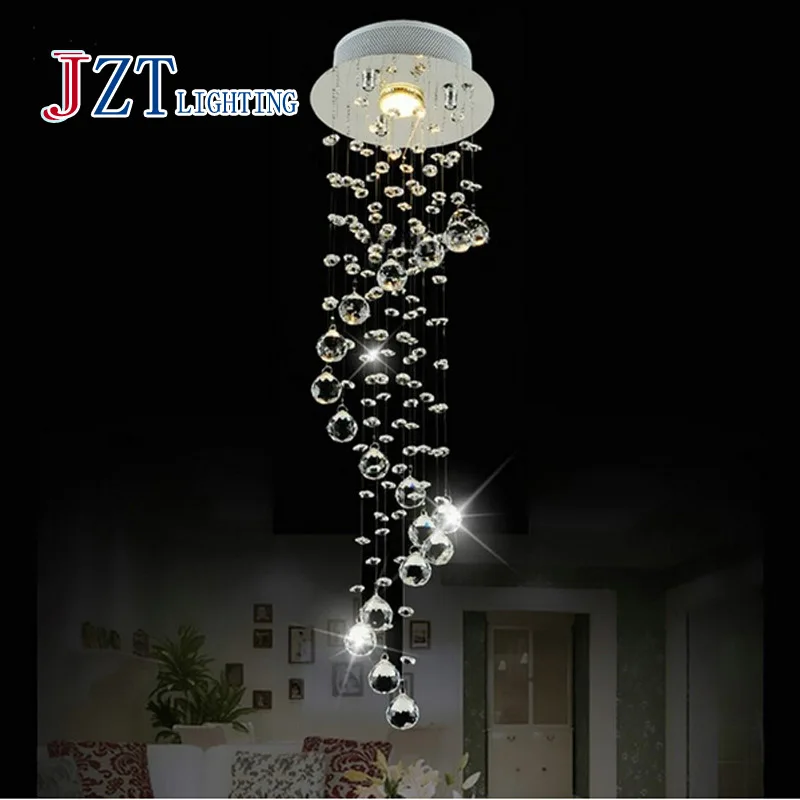 Лучшая цена современная роскошная светодиодная хрустальная люстра для спальни