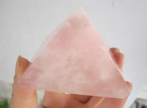 300 г натуральная красивая Роза Кристалл целительная Пирамида|healing|healing pyramidshealing