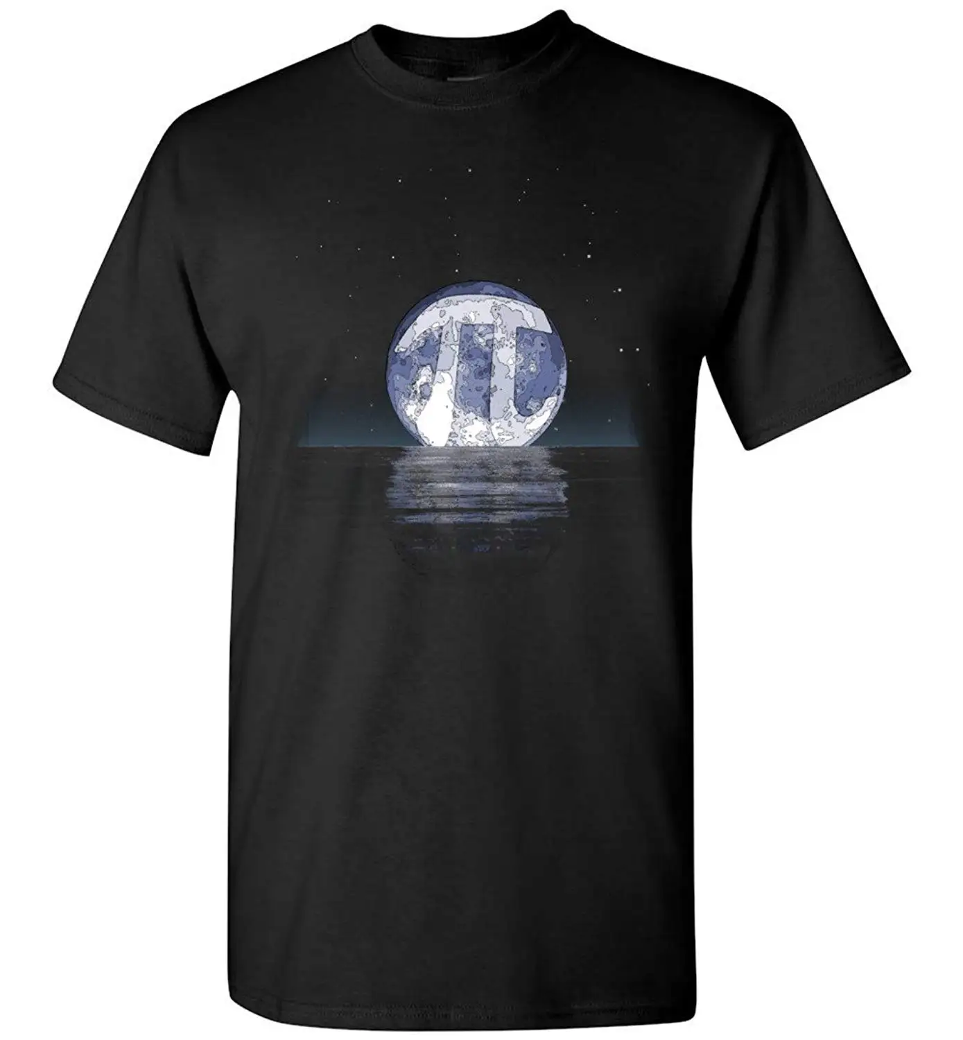 TSHIRTAMAZING Moon Pi печатных Летний стиль футболки мужской Harajuku Топ Фитнес брендовая