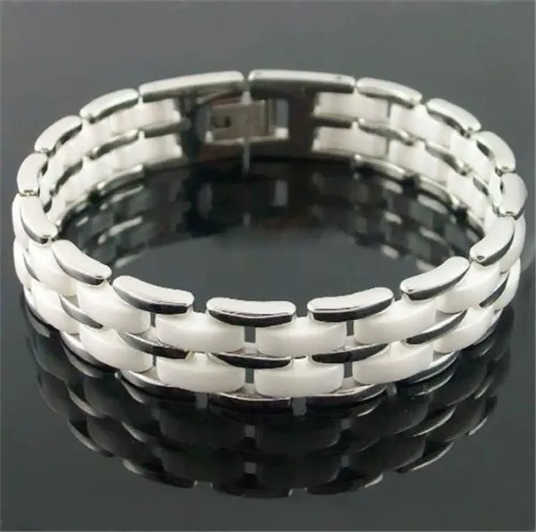 Титановая сталь Розовое золото Цвет и Серебряный двойной черный белый