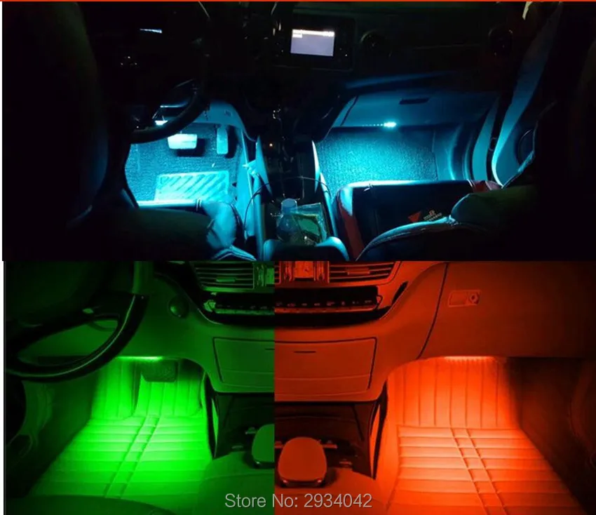 Неоновая лампа светодиодная беспроводная многоцветная RGB голосовой датчик звук