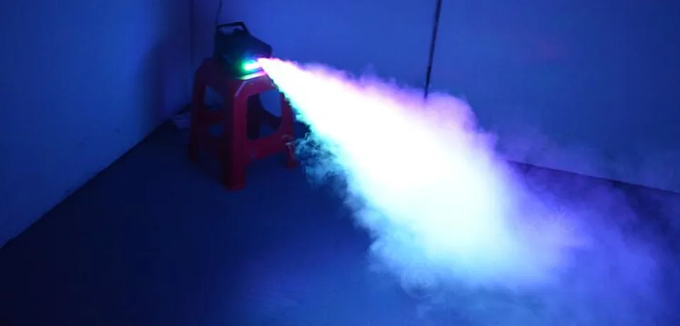 Мин Беспроводное управление LED 400 Вт машина для дыма/RGB chang цветная светодиодная