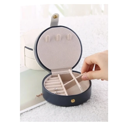 New portable jewelry box Princess European Korean simple small mini earrings hand storage | Украшения и аксессуары