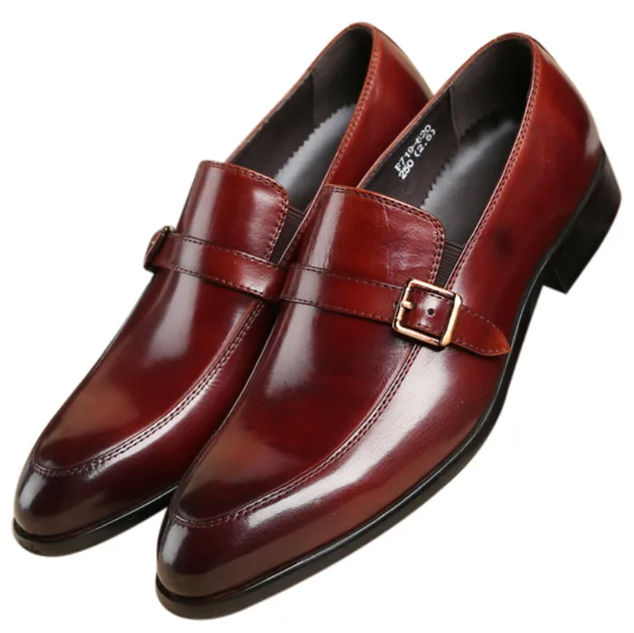 Модные черные/коричневые лоферы Свадебные туфли Мужские модельные из