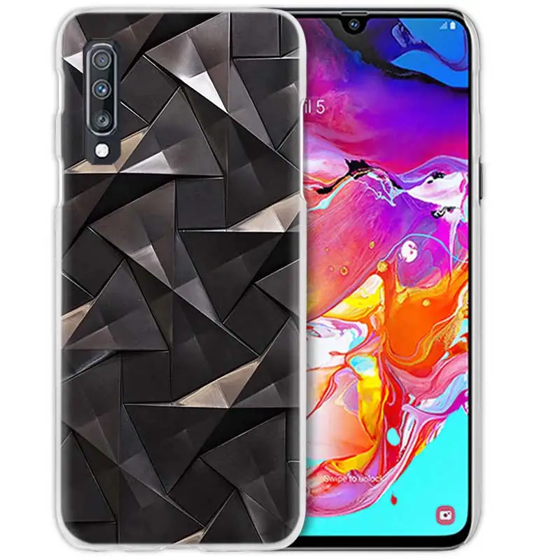 13 Геометрических фигур линии узор чехол для samsung Galaxy M40 A50 A80 A70 A60 A40 A30 A20e A10 J4 J6 плюс J8 Жесткий Чехол для мобильного телефона - Цвет: 13