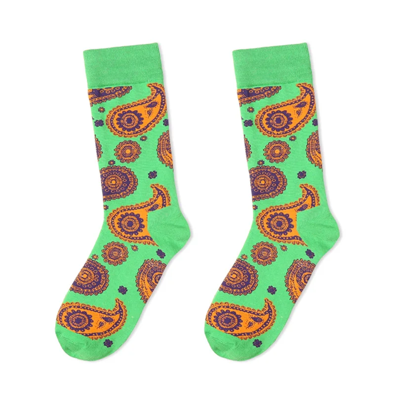 Осенне-зимние фирменные Для мужчин экипажа Носки для девочек Новинка Мода