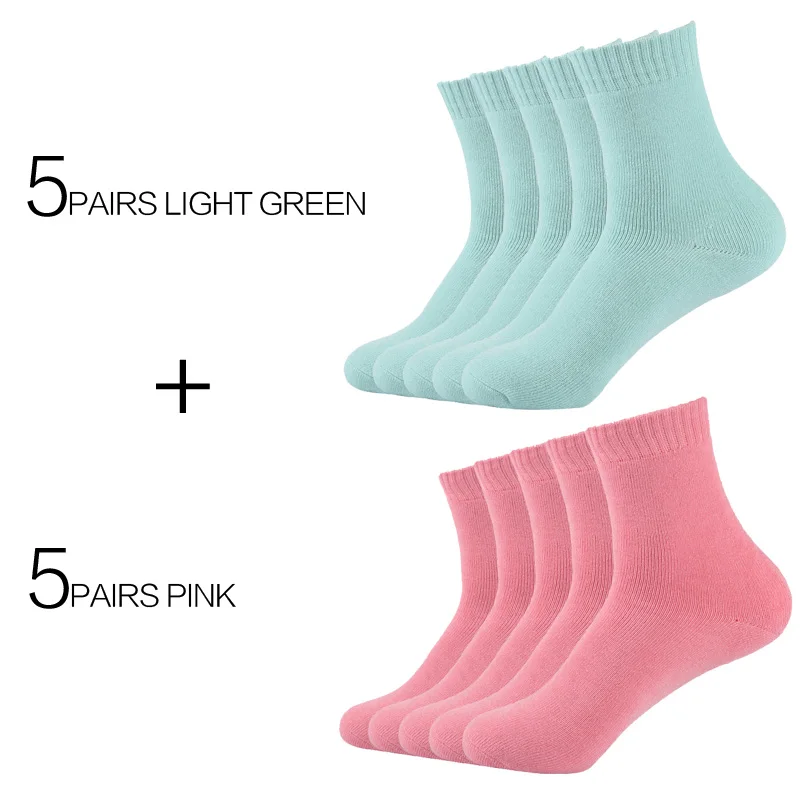 10PAIRS GROUP N 10 пар/лот Eur36-42 женские зимние утепленные махровые носки женские теплые хлопковые носки - Цвет: 10PAIRS GROUP N