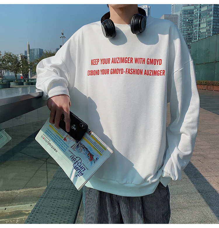 LAPPSTER Harajuku Черная Толстовка для мужчин Весенняя Мужская s Японская уличная толстовка мужская хип хоп с круглым вырезом винтажная толстовка плюс размер