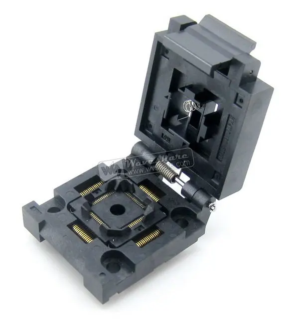 QFP64 TQFP64 LQFP64 PQFP64 Enplas FPQ-64-0.5-06 QFP IC Test Burn-In Socket 0.5mm Pitch | Компьютеры и офис