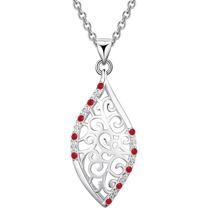 Оптовая продажа ювелирных изделий с серебряным покрытием модное ожерелье