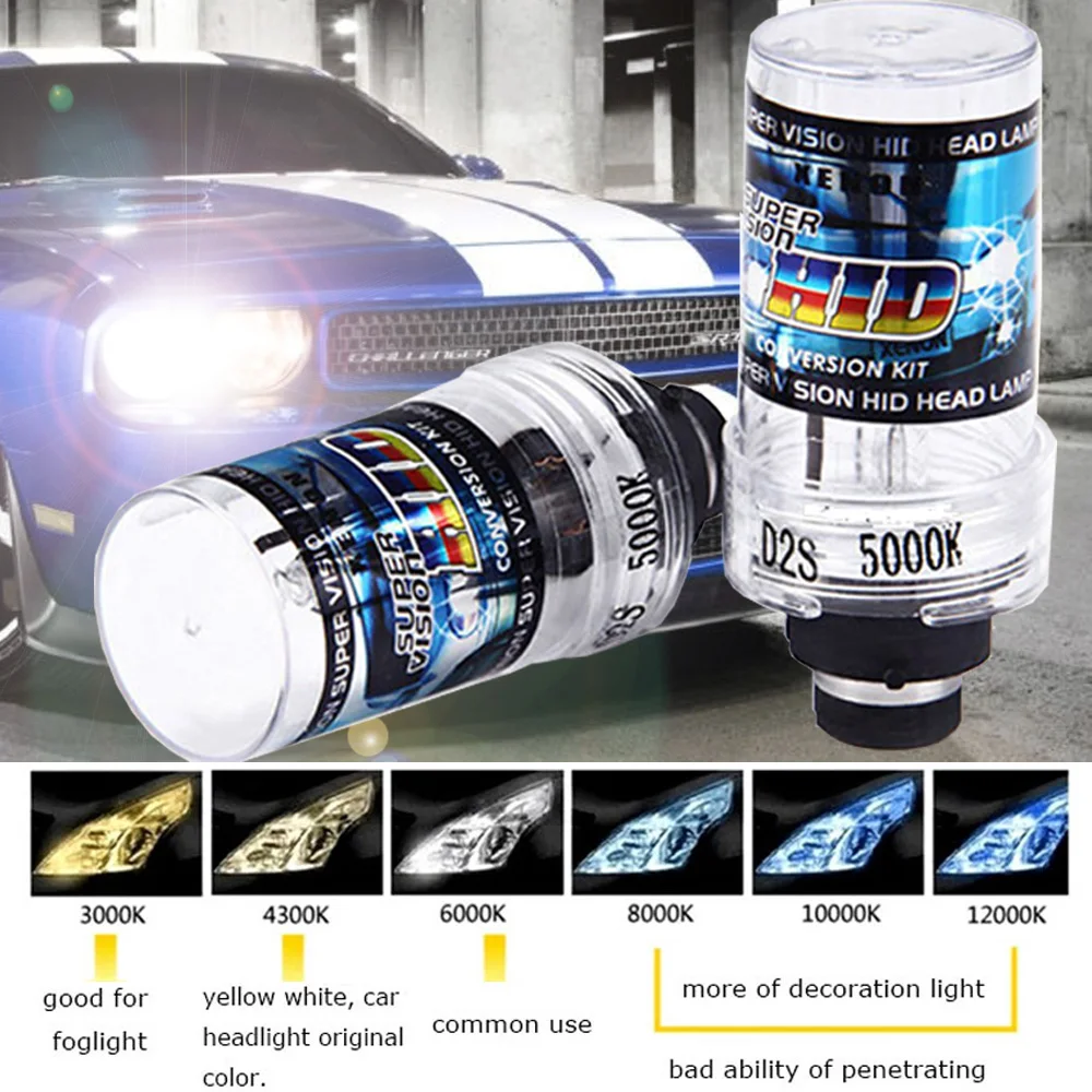 2x оригинальный d2s Xenon 5000K светильник D2S/D2C 35 Вт автомобильные ксеноновые лампы для A6