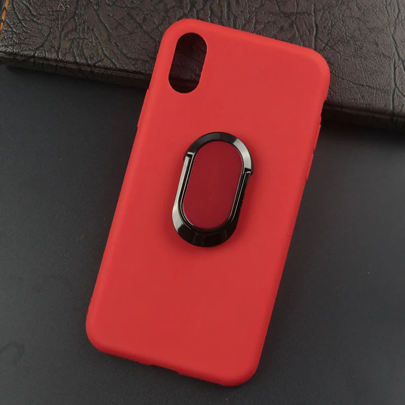 Чехол-подставка с кольцом на палец для Google Pixel 4, 3, XL, Pixel2, XL, Pixel, мягкий чехол из ТПУ - Цвет: MagneticCar Red