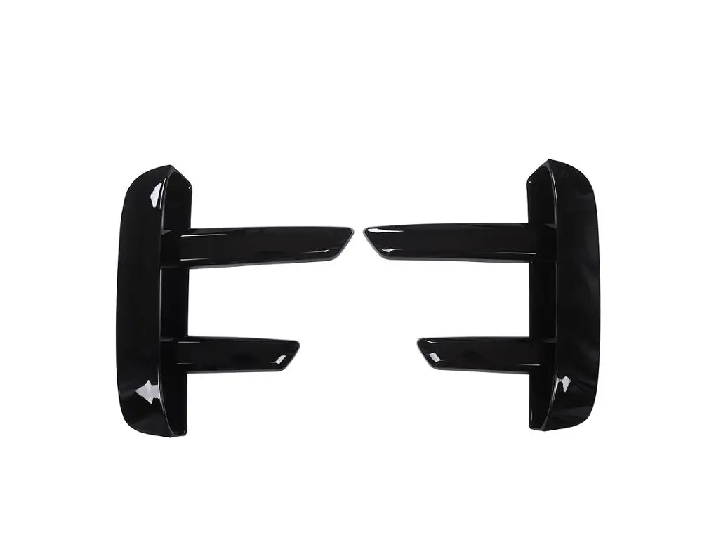 Car-Styling Piano Black Front Fog Lamp Trim Decoration Cover for Land Rover Discovery 5 LR5 L462 Auto Accessories 2Pcs - Цвет: Black