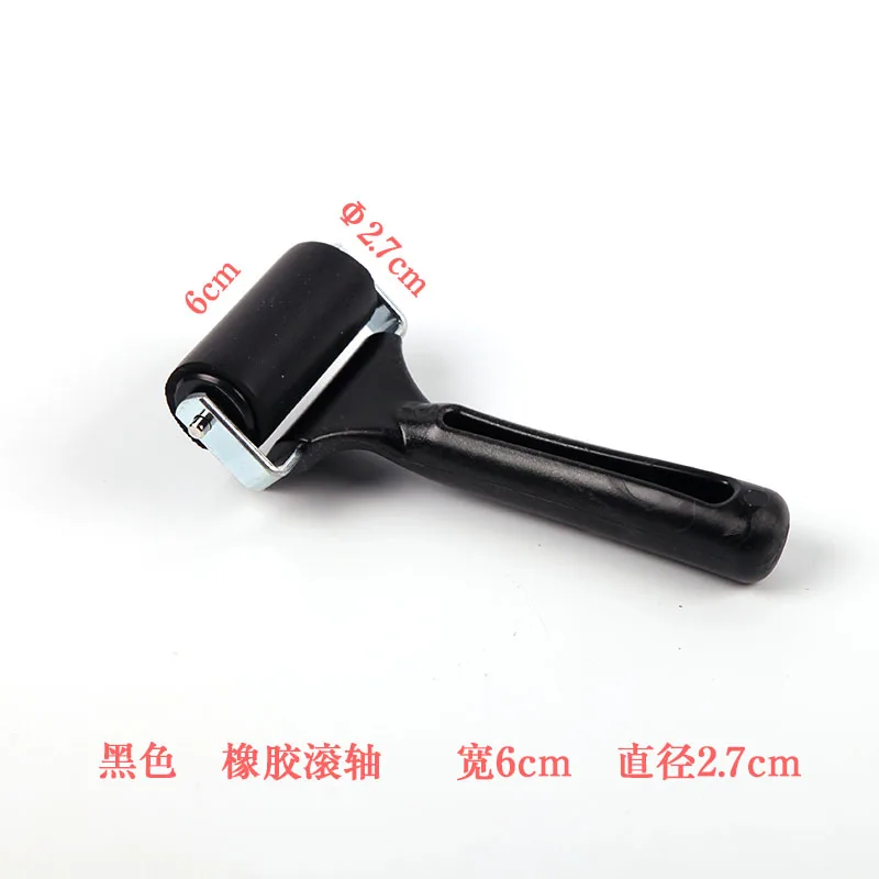 black 2 inch Гравировальный ролик колеса 2 дюймов 4 дюймов 6 дюймов 8 дюймов чернильный ролик бумага для рисования инструмент для печати лента ролик гравировальный ролик - Цвет: black 2 inch