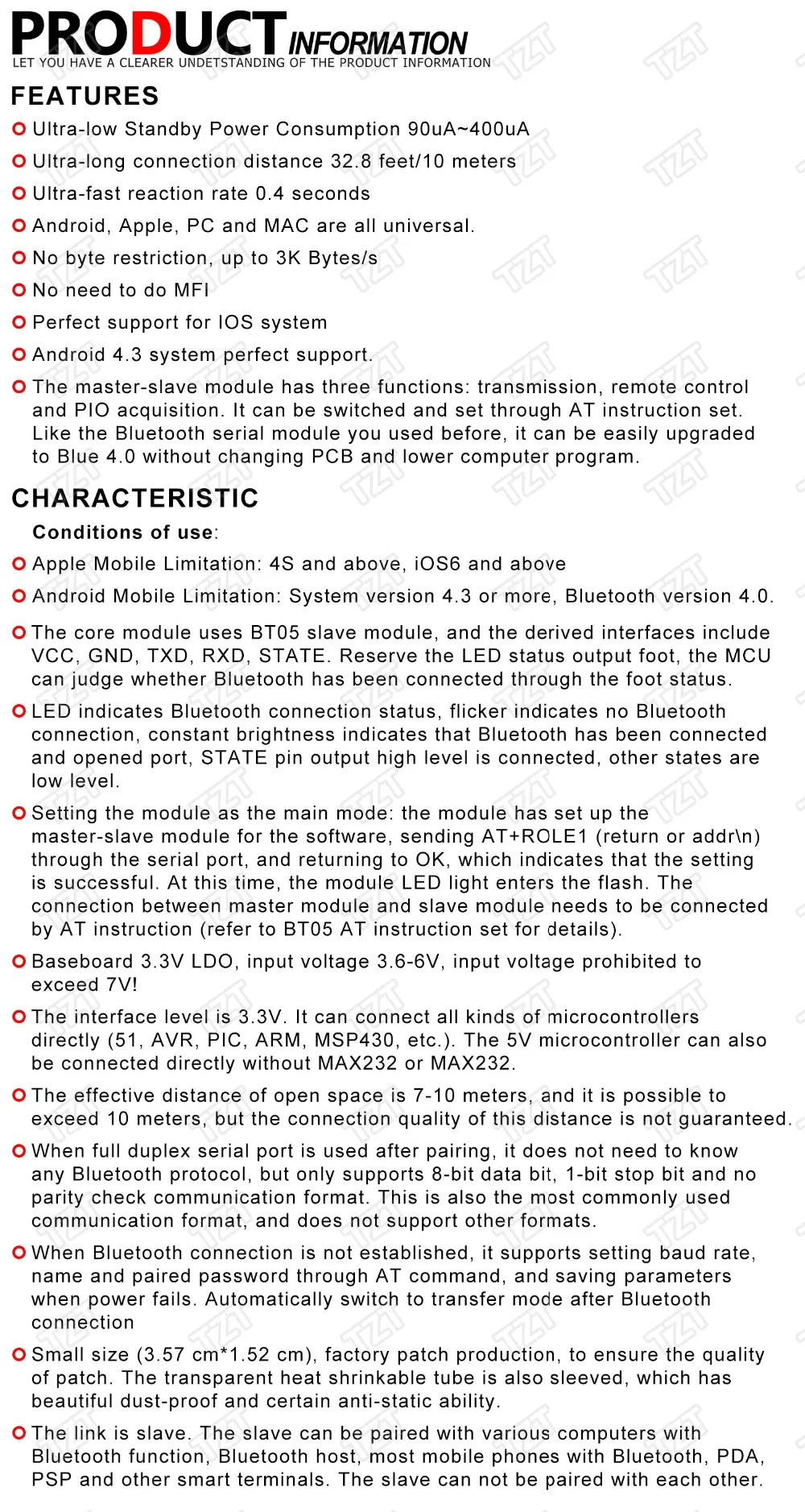 1 шт. отличный IT AT-09 AT 09 Android IOS BLE 4,0 Bluetooth модуль CC2540 CC2541 Серийный беспроводной модуль, совместимый HM-10
