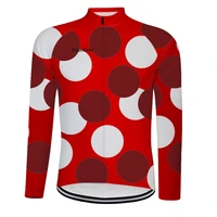 new alienskin dot cycling jersey for men long sleeve autumn bicycle road mtb bike tops clothing maillot ropa ciclismo 6564