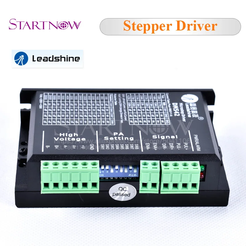 Leadshine 2 фазы аналоговый шаговый двигатель драйвер DM542 для CO2 Резки