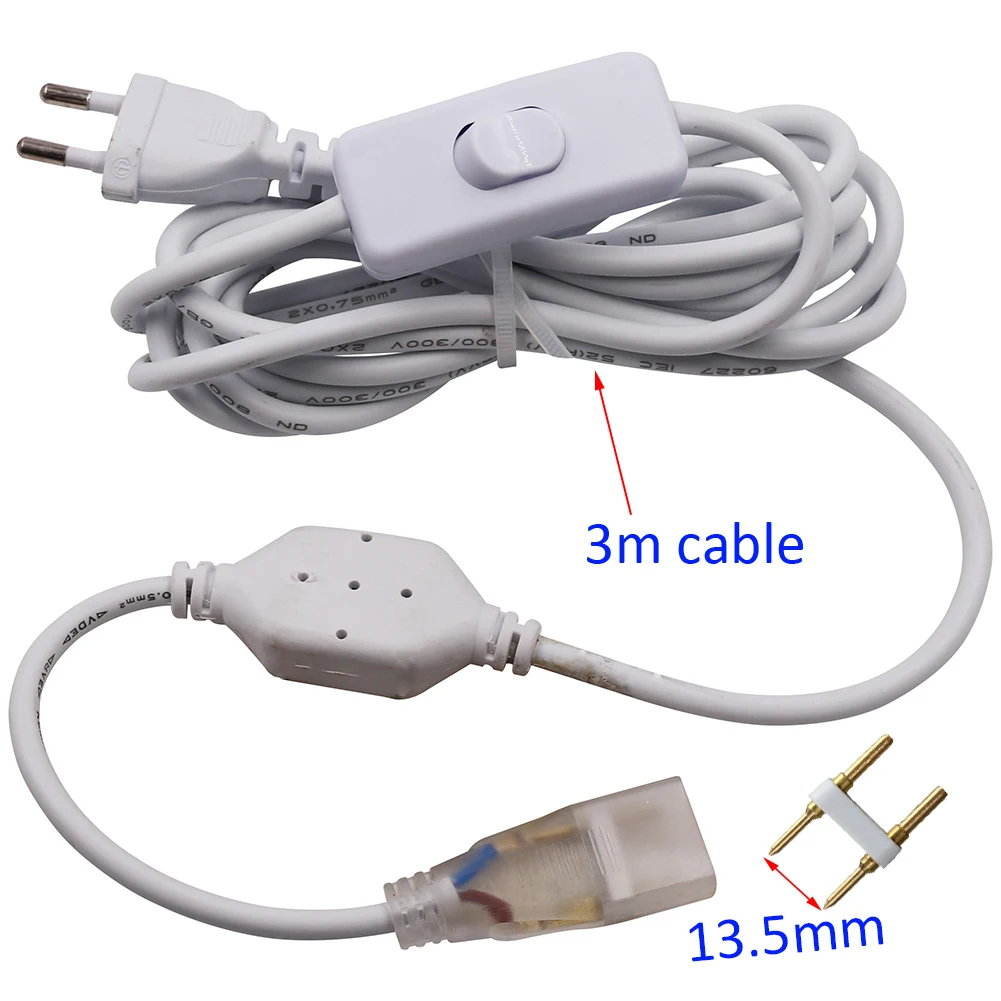 208 светодиодный s/m 220v Светодиодный светильник 2835 SMD белый/теплый белый двухрядный