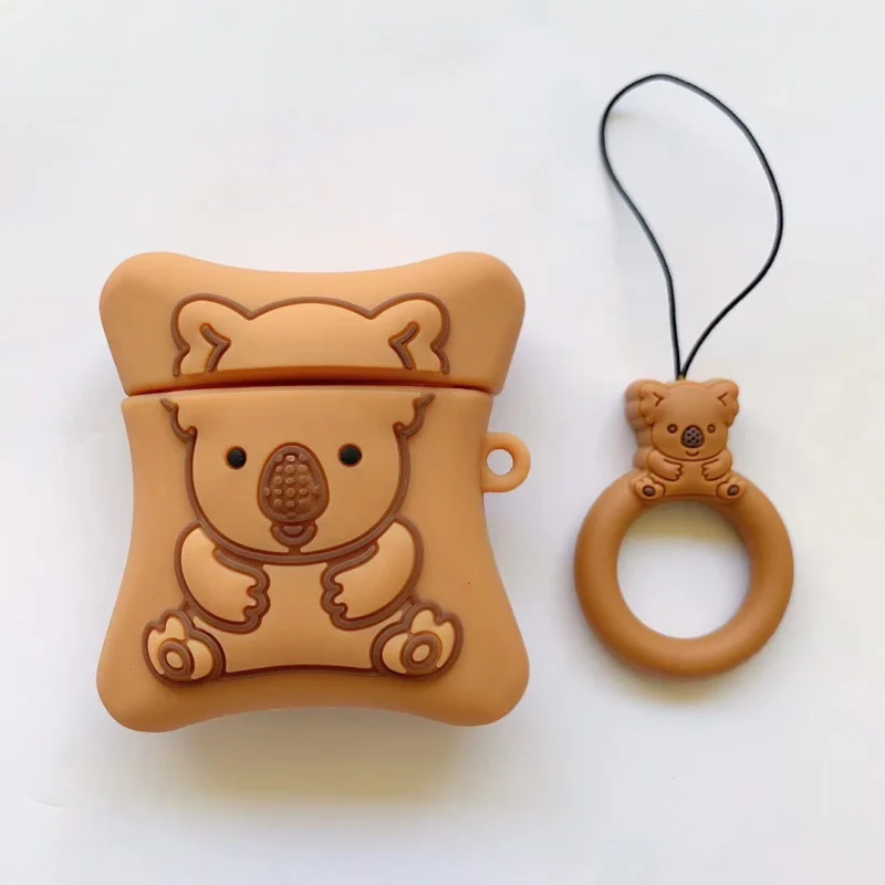 Новый чехол для AirPods с милым мультяшным силикагелем наушников s Apple Airpods защита от