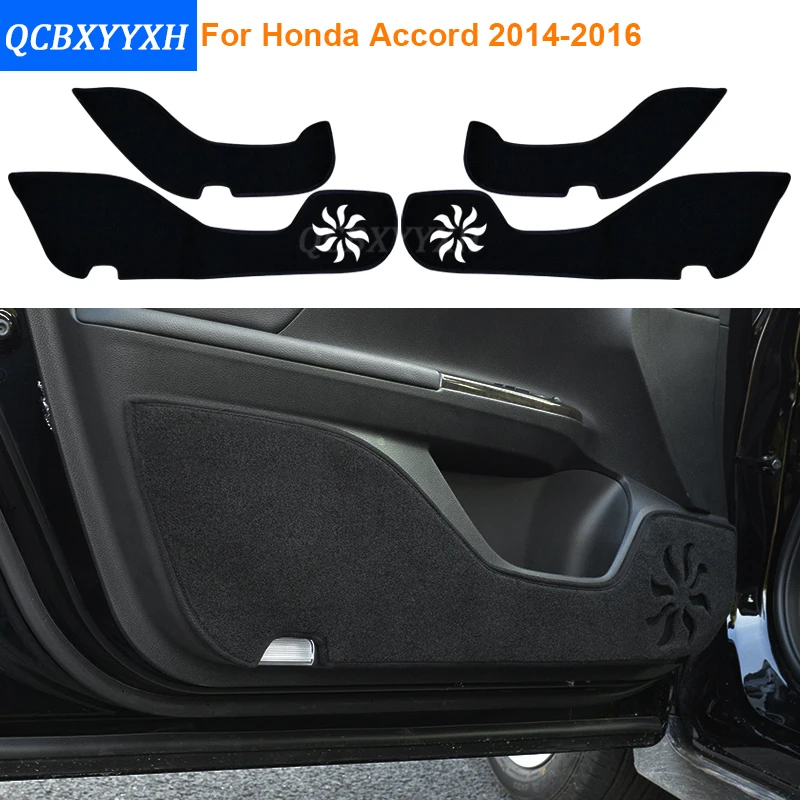 Автомобильный Стайлинг полиэстер анти удар дверной коврик крышка для Honda 9th Accord