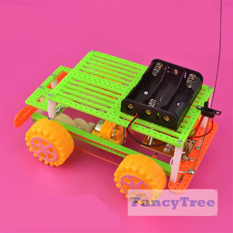 Физика креативный Набор diy электрическая вращающаяся модель автомобиля ученики