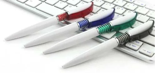 

new type white ballpoint pen imprint personal logo 500pcs free shipping