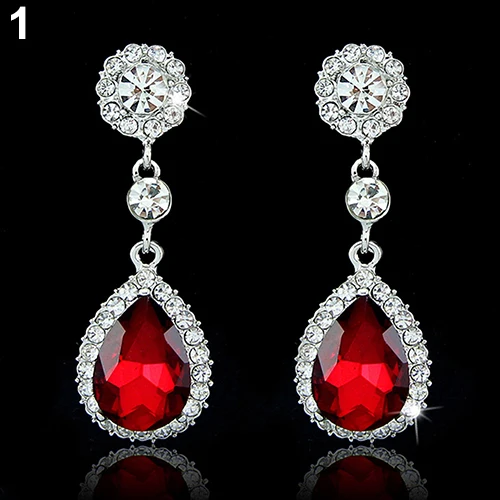 Новые модные женские роскошные серьги с искусственными кристаллами ювелирные