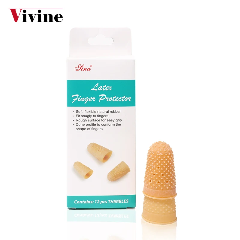 VIVINE 12 шт конус Profle Nail Art латексная защита для пальцев 3 Размера Резиновые палочки
