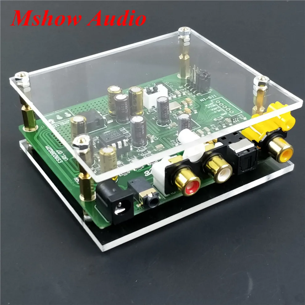 Новый ES9038 ES9038Q2M DAC декодер плата поддержка IIS DSD DOP 384 кГц Бесплатная