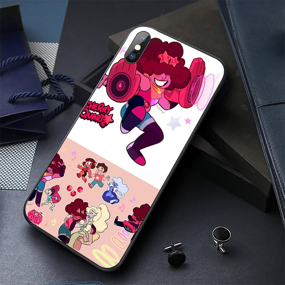 Мягкий Силиконовый ТПУ чехол с узором для задней панели телефона iPhone x xs xr 6s 6 8 5S SE 7