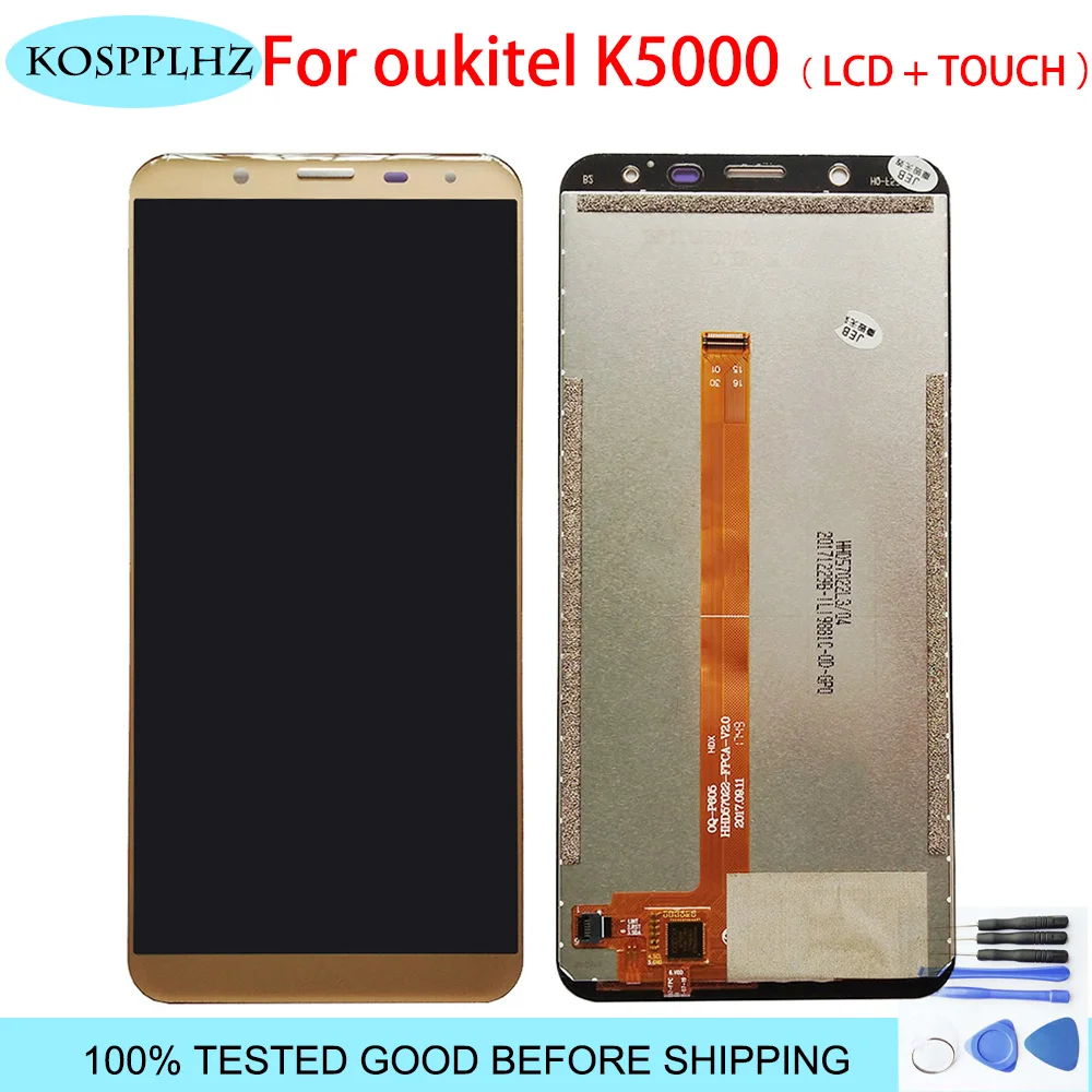 ЖК дисплей сенсорный экран для oukitel k5000 мобильный телефон в сборе с дигитайзером