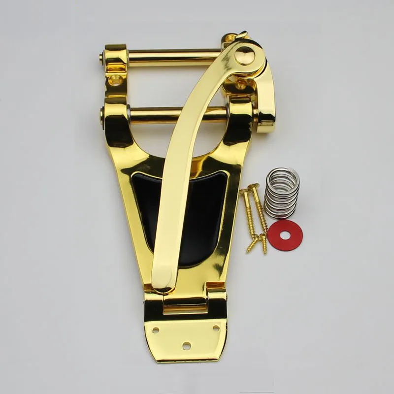 Бридж Tremolo Vibrato Bridge для джаз гитары Gold|Детали и аксессуары гитар| |