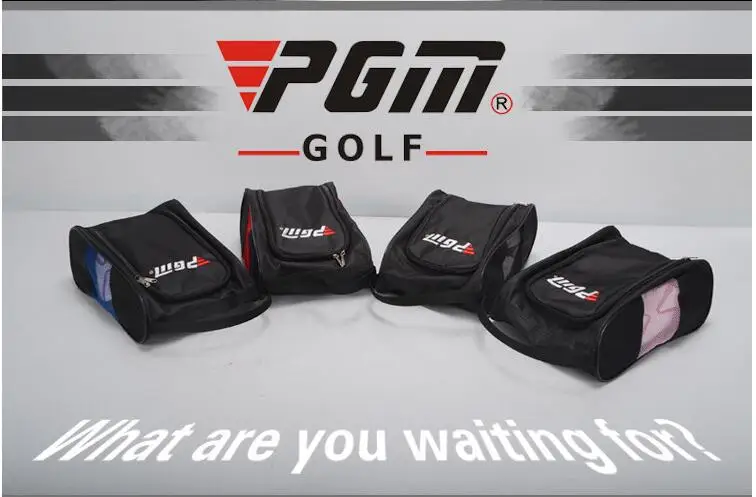 PGM Genuine Men And Women Outdoor Sports Golf Shoes Bags Breathable Convenient Nylon Golf Sports Shoes Bag Four Colors
