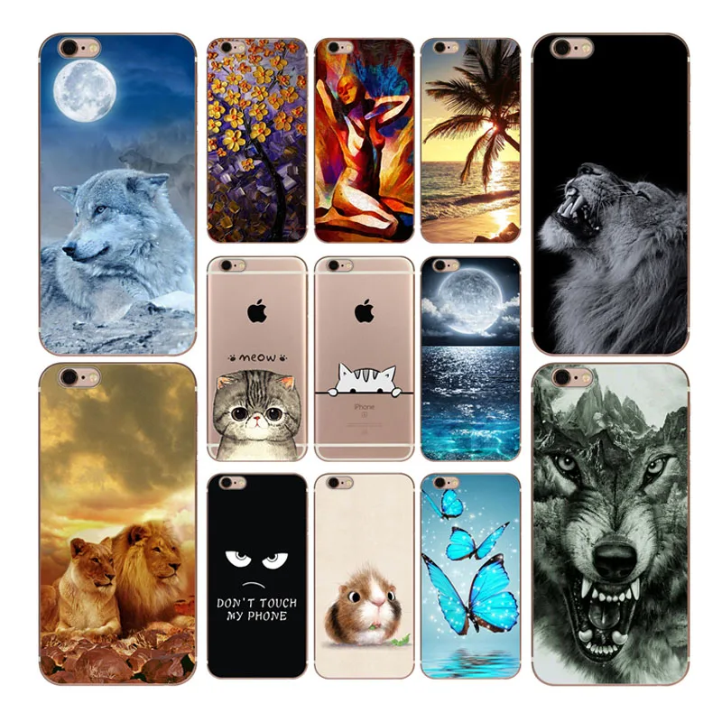 Чехол на hayon 7 для iPhone 6 6s 8 5 5S мягкий чехол телефона из ТПУ силиконовый Plus Coque Fundas