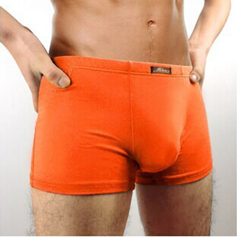 Новый Мужские трусы боксеры 2017 шорты для женщин Bamboo волокно одноцветное цвет