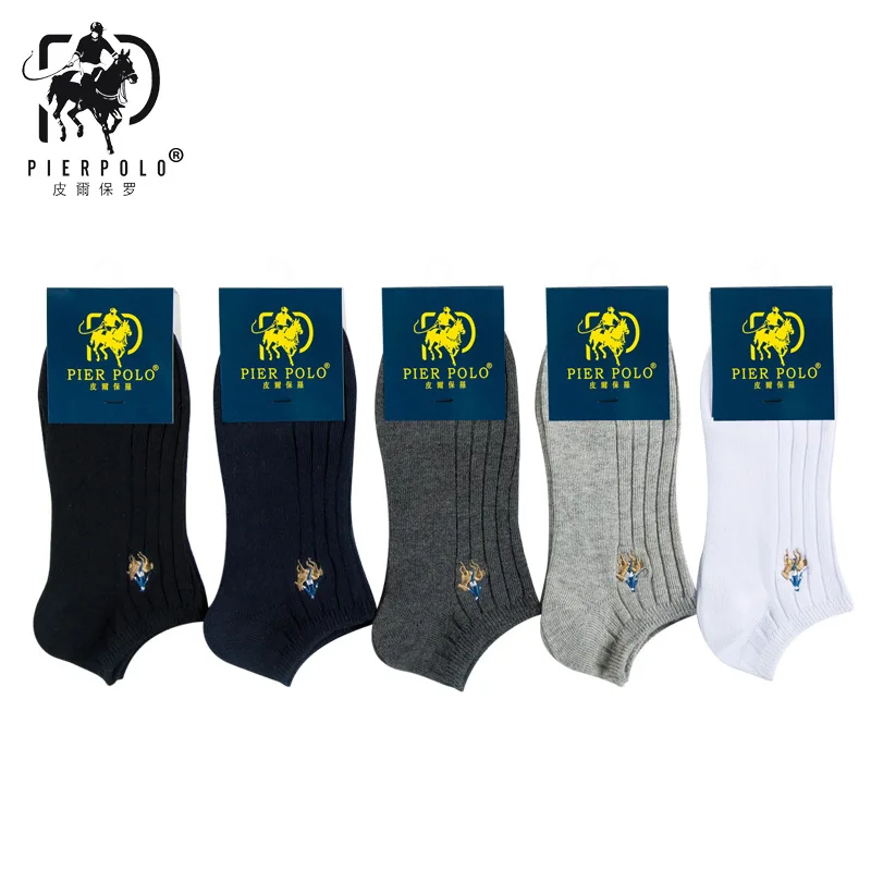 Носки PIER POLO мужские короткие брендовые невидимые до щиколотки повседневные с
