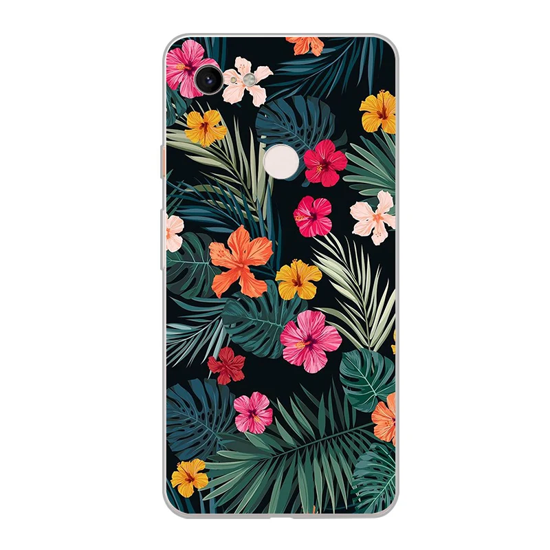 ciciber New Fashion Phone Cases For Google Pixel 3 2 XL Case Soft TPU Back Cover for 3XL 2XL Flower Funda Capa Coque |