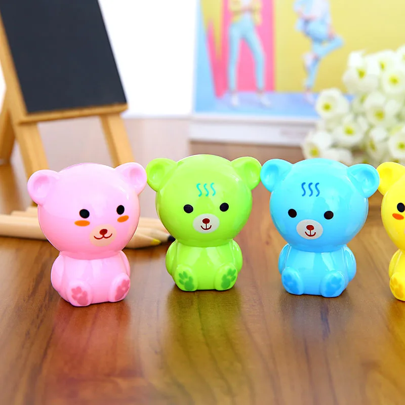 Милый медведь Kawaii креативный точилка для карандашей стационарная оптовая