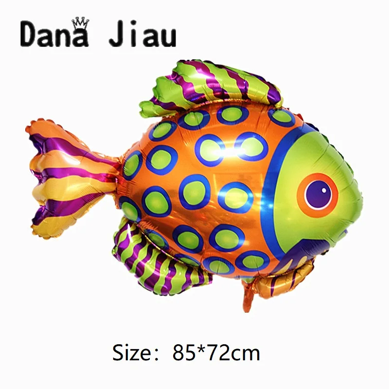 Большой океан искусственная Акула дельфин Русалка украшение для дня рождения