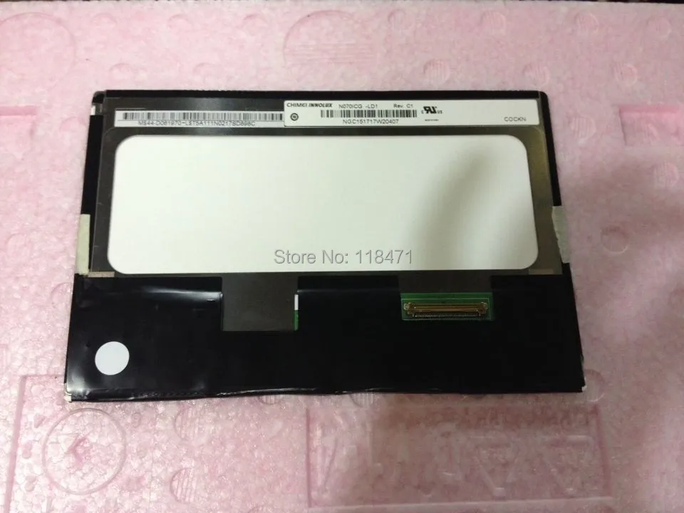 7 дюймов N070ICG LD1 IPS ЖК дисплей screen1280 * 800 дистанционного + HDMI VGA 2AV плата контроллера VS
