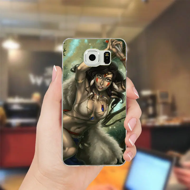 Hot Princess Mononoke Lovely Slim Soft TPU Phone Case for Samsung Galaxy Note 2 3 4 5 8 S2 S3 S4 S5 Mini S6 S7 S8 S9 Edge Plus | Мобильные
