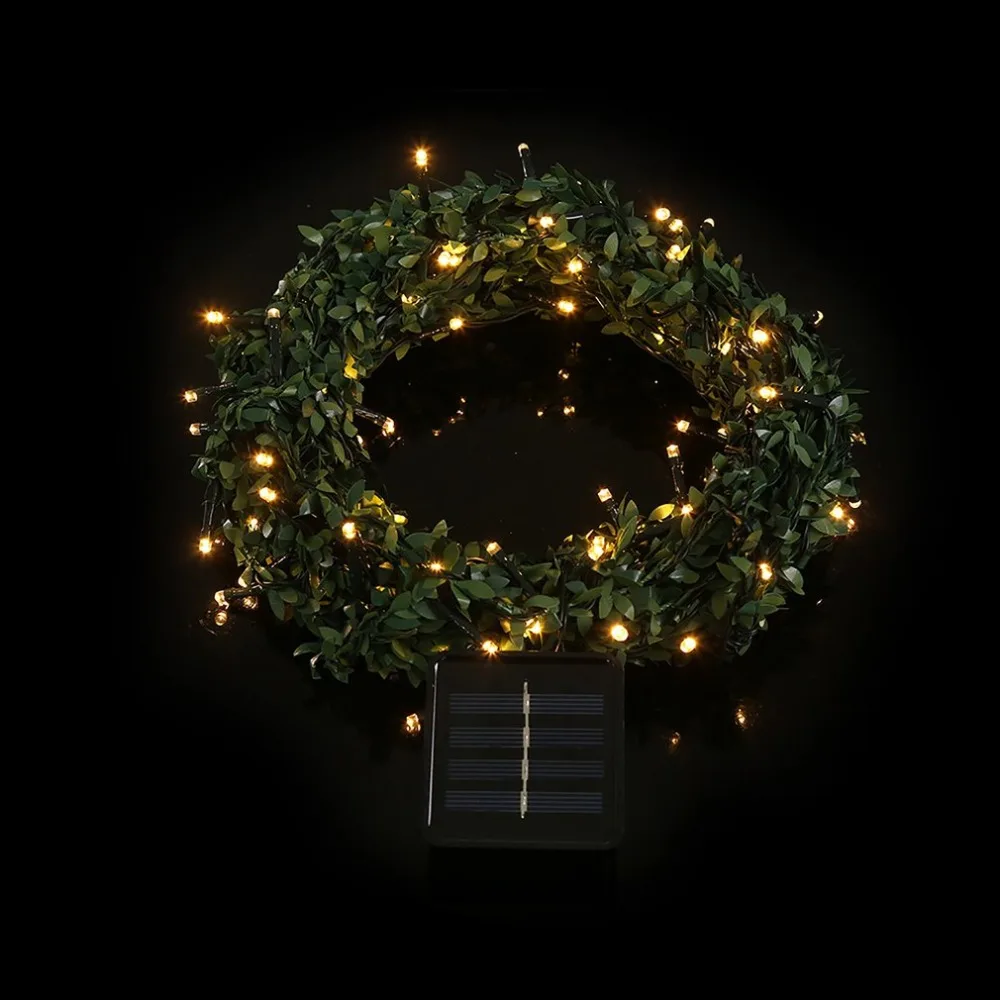ICOCO 10 m LED rattan solar light string Christmas day indoor outdoor decorative lamp | Лампы и освещение