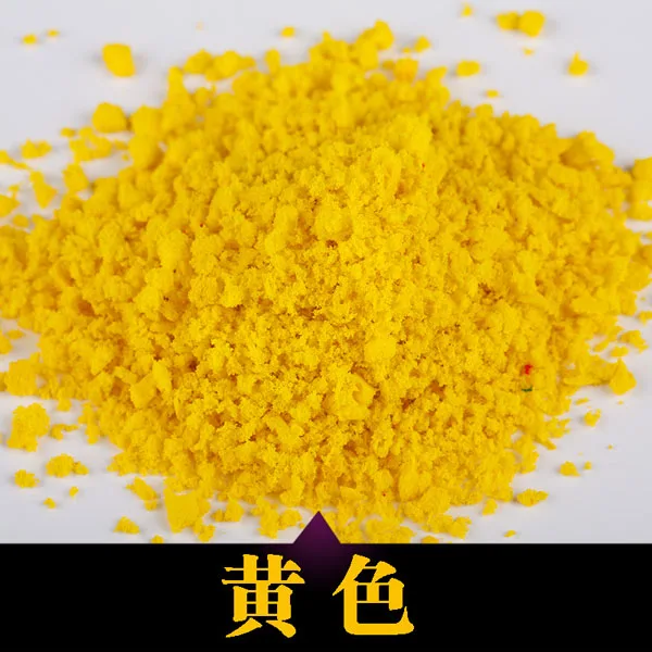 Yellow 30g DIY песок Настольный Материал модели здания Губка дерево порошок Моделирование Модель Дерево на сцене материал гранулированный порошок дерева - Цвет: Yellow 30g