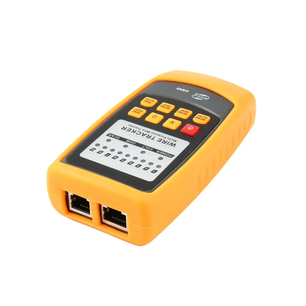 Улучшенный GM60 RJ11 RJ45 Многоцелевой Кабель светодиодный передатчик детектор