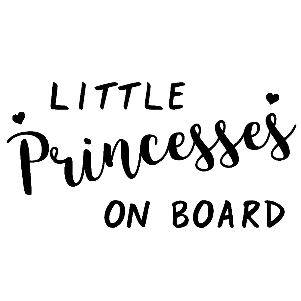 

25 см в ширину маленькие принцессы на борту Лидер продаж Автомобильная наклейка s окно Декоративная Виниловая Автомобильная наклейка бампер...