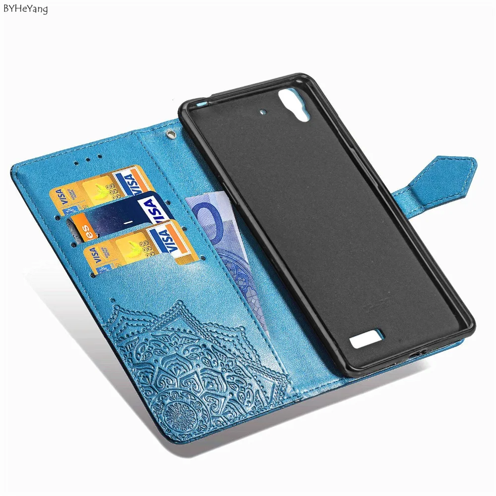 Чехол для OPPO R7 с милым цветком кожаный чехол-книжка Coque чехол отделением карт