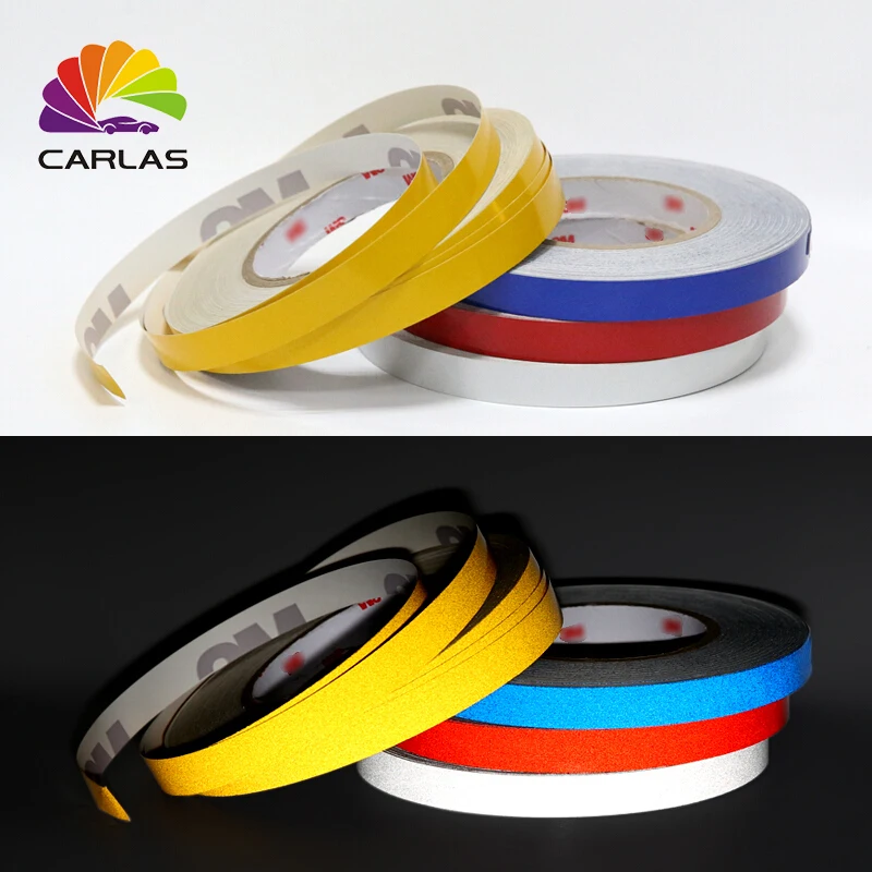 

Free Shipping 45.7M*1CM Super Reflective Tape Stripe Luminous Stripe Car Decoration Sticker Car Styling
